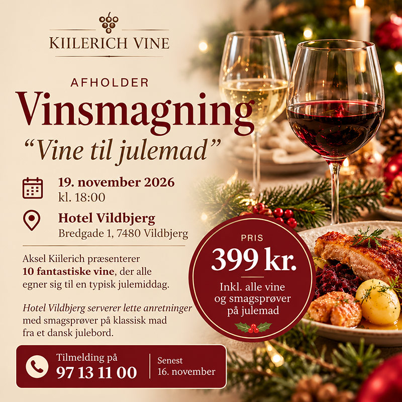 Vine til julemad