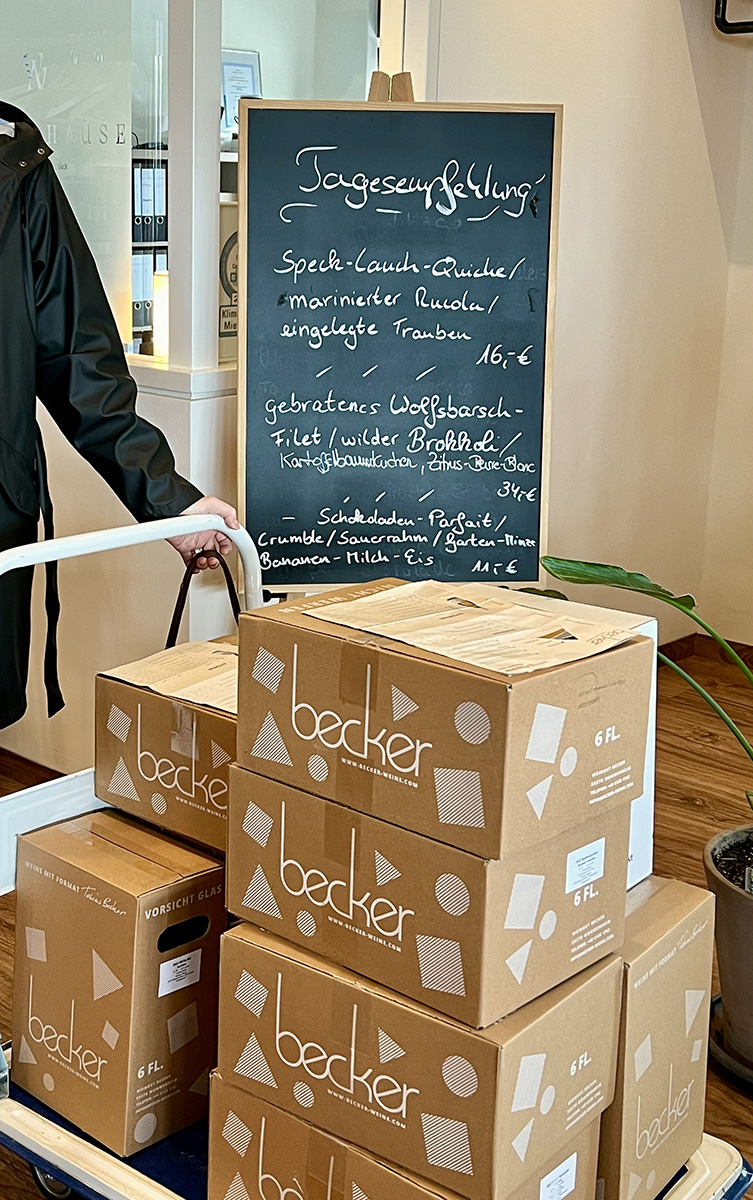 Masser af vinkasser fra Becker Hvidvine